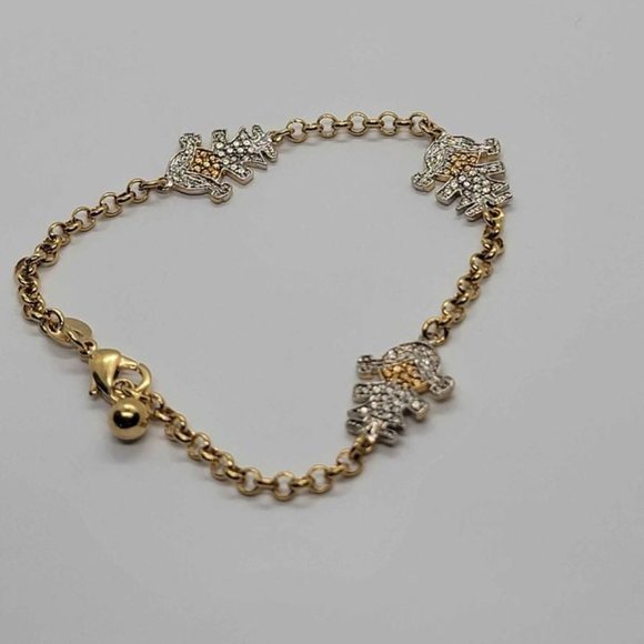 Jewelry - Brand New Brazilian 18k Gold Filled 3 Daughter Bracelet